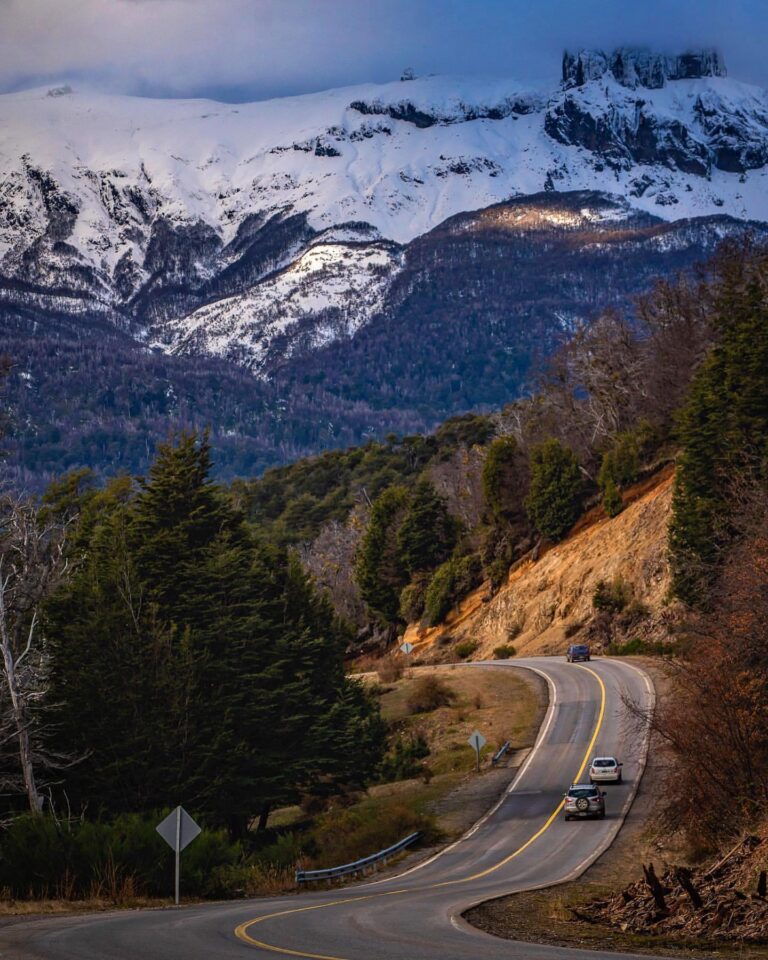 patagonië en witte Andes toppen