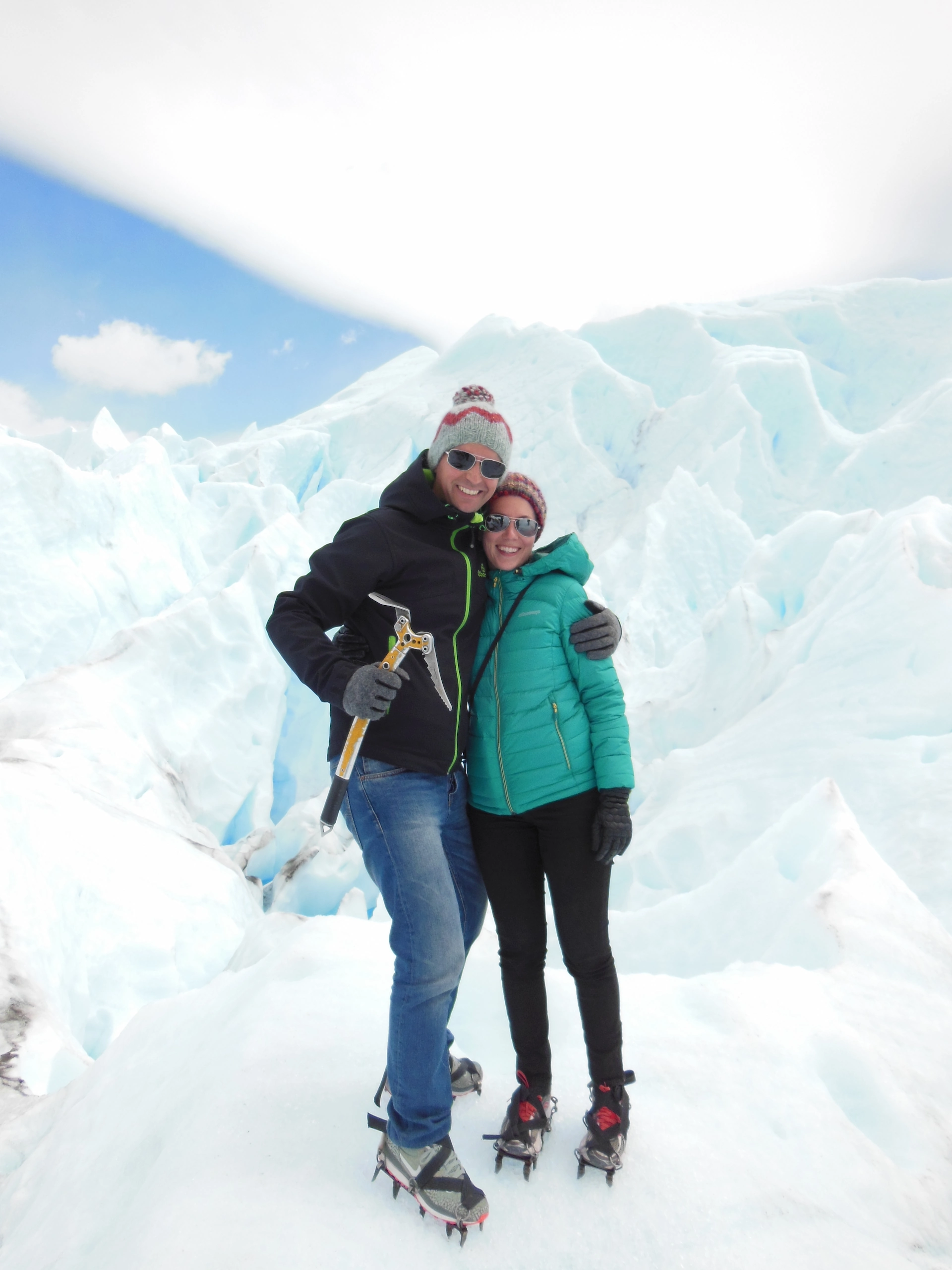 Minitrekking Perito Moreno gletsjer El Calafate - Hans & Séverine